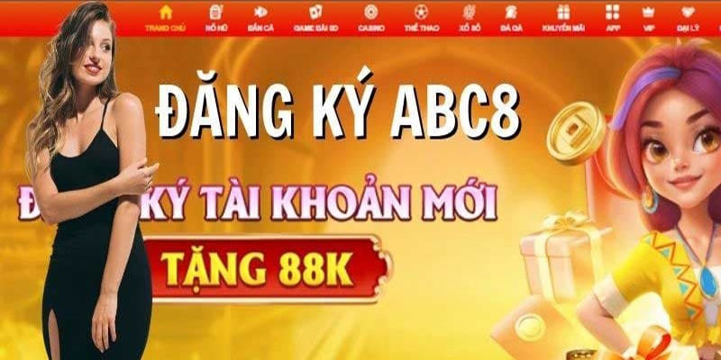 Tặng vốn khởi nghiệp khi tạo nick ABC8